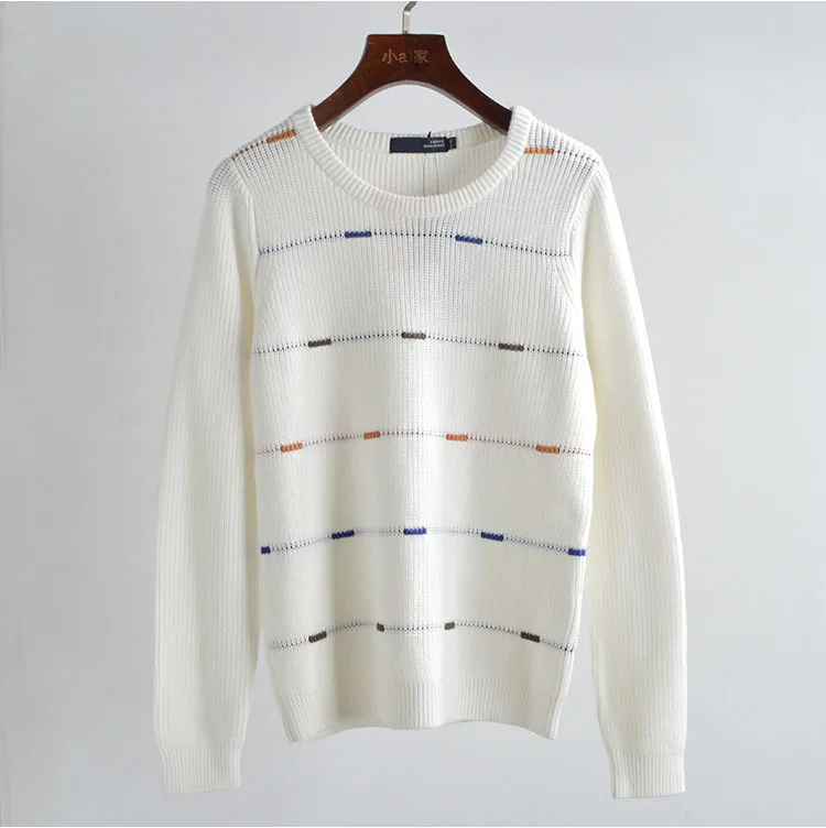 فضفاض المرأة محبوك سترة جولة Ne البلوز قاعدة طبقة أعلى اللون بلو كلية Sle العصرية الخريف الشتاء وصول جديد #2