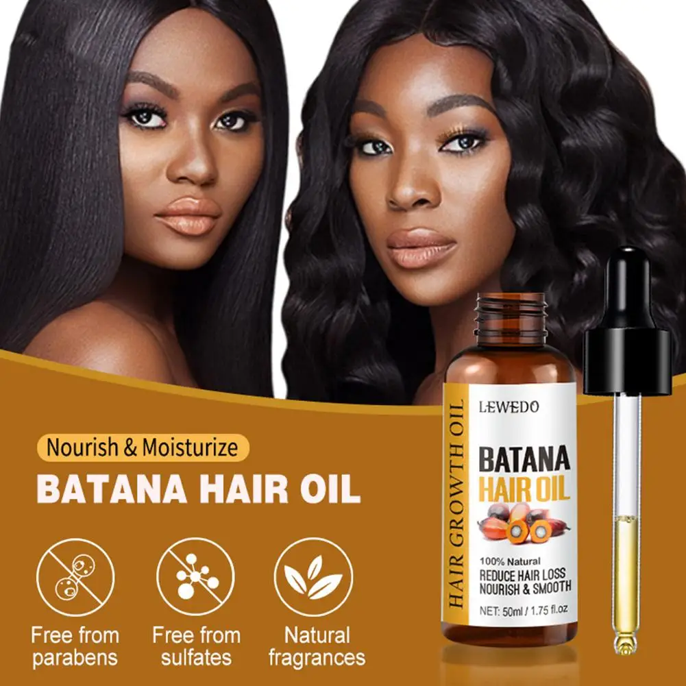 100% Natural Batana Hair Fast Growth Oil African Crazy Hair Regrowth Break Hair Batana Hair Anti Alopecia Traction Care Oil H8Q6