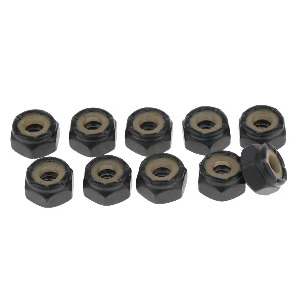 Kingpin Lock Kg pour Skateboard, Longboard, Camion, 5mm, 8mm, 10mm, 10Pcs