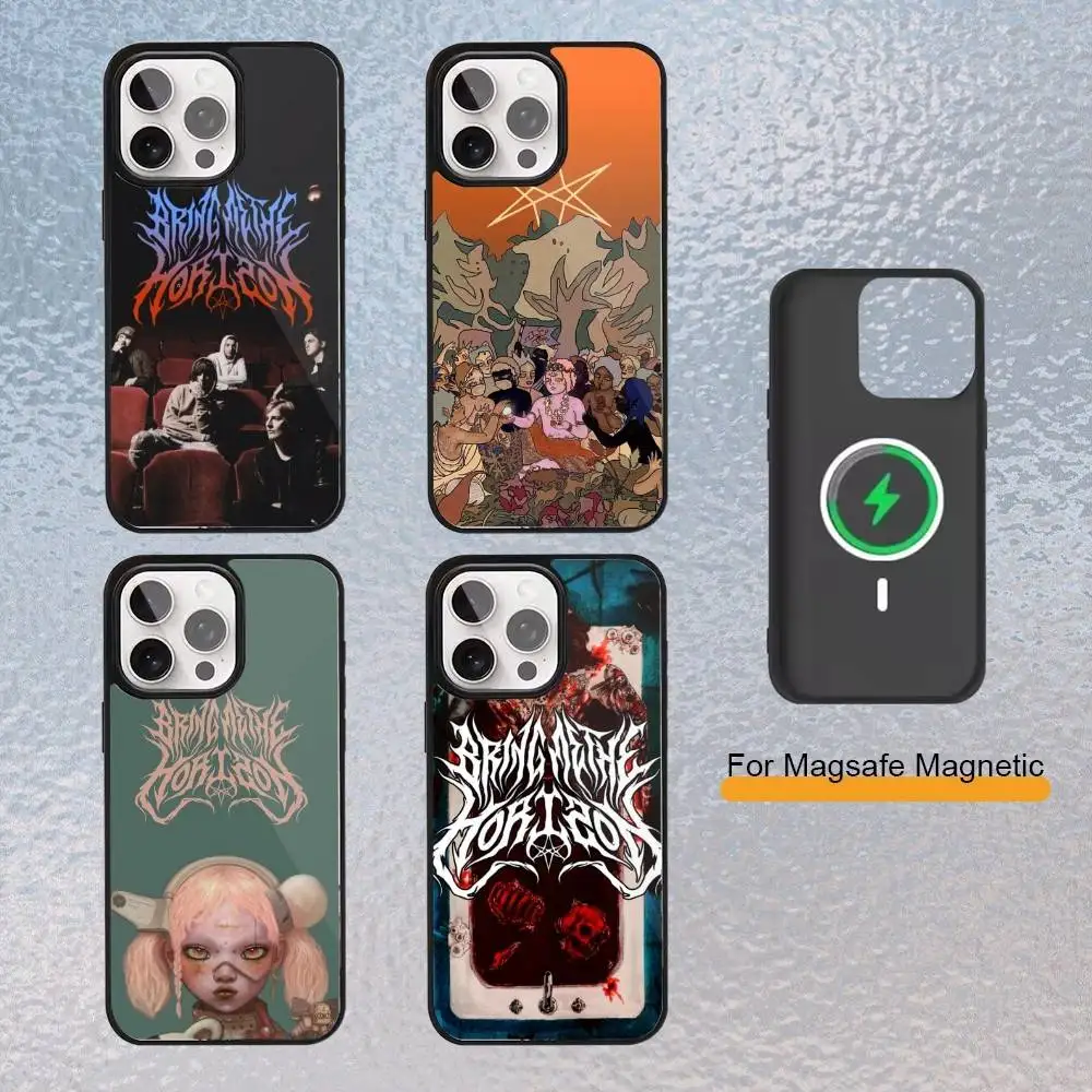 

Bring Me The Bmth H-HorizonS Phone Case for iPhone 17,16,15,14,13,12,11 Plus,Pro Max Magnetic Wireless Charging Cover