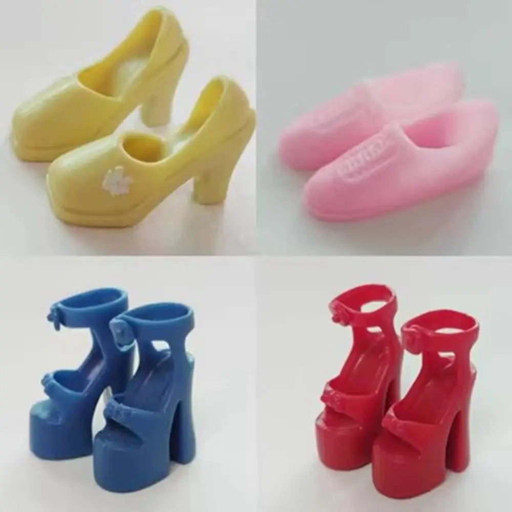 Quality 1/6 Doll Shoes High Heels Super Model 30cm Figure Doll Sandals Original 30cm Doll Casual Shoes Female Doll Boots Doll