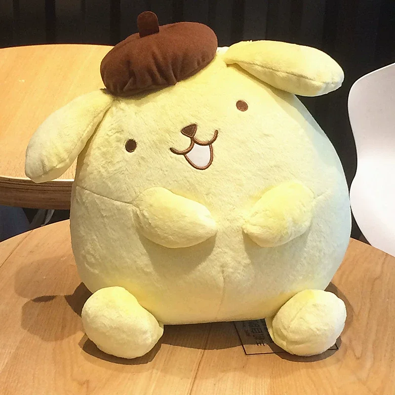 50cm Pompompurin Stuffed Plush Toys Big Size Lovely Pillow Gift Kids Super Soft Pom Pom Purin Plushie Doll Room Decoration Gift