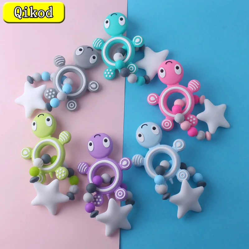 

High Quality Handmade Pacifier Clip Holder Chain Teething Silicone Pacifier Chains Holder Baby Teether Dummy Clips For Baby Gift