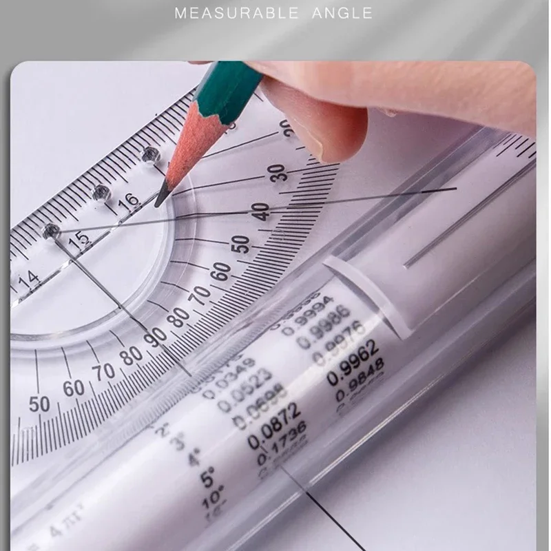 Angle Square Measuring Tools Set Precise Stainless Steel Aluminium Durable Adjustable Combination Spirit Level 12\