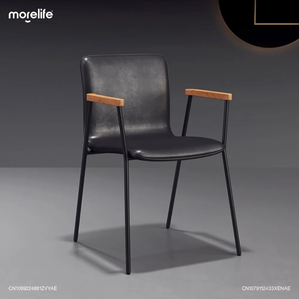 New Light Luxury Dining Chair Modern Simple Designer Office Backrest Stool Nordic Industrial Style Living Room Furniture K01