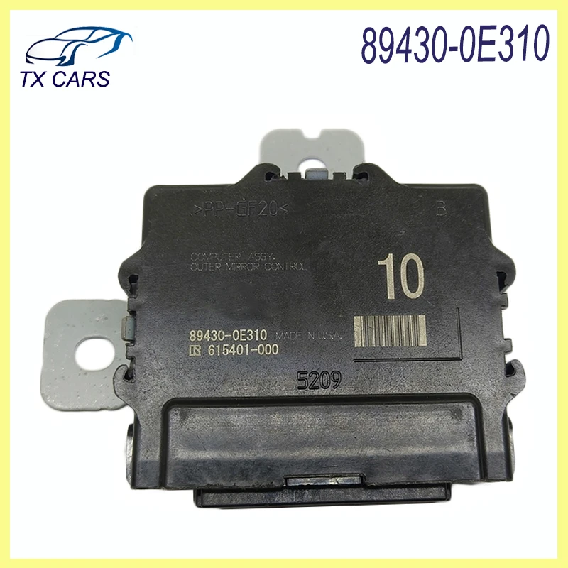 

89430-0E310 Left Exterior Rearview Mirror Control Module For 2023 LEXUS TX SERIES
