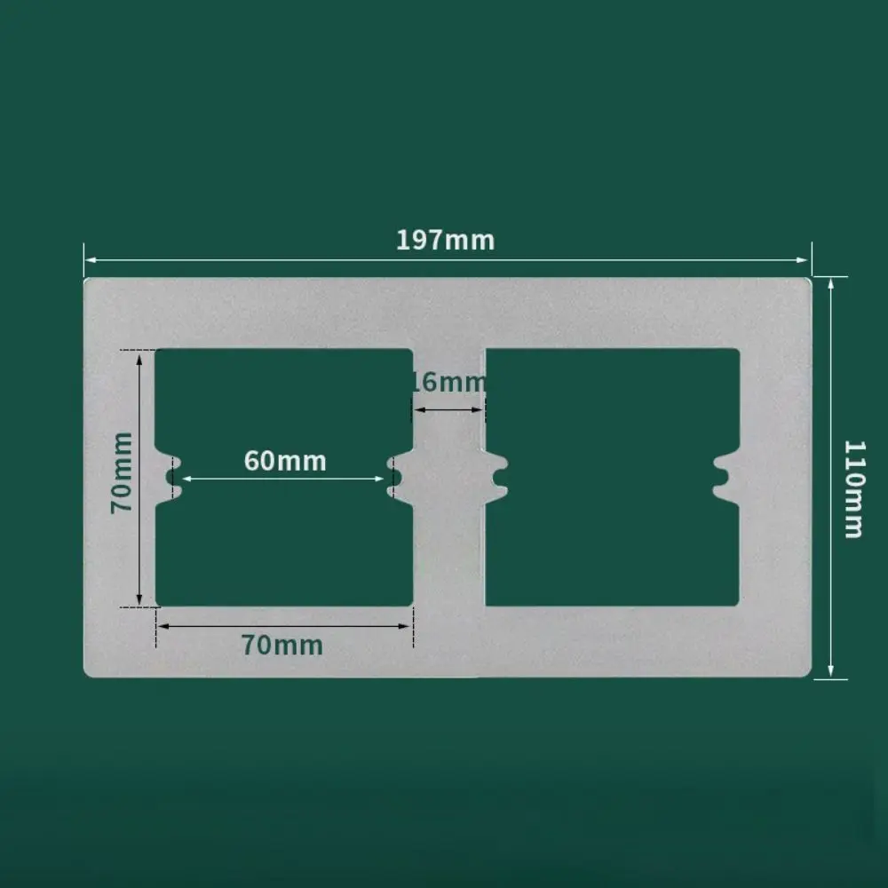 Switch Cover Plastic Switch Panel Universal Switch Frame Bottom Box Opening Wall