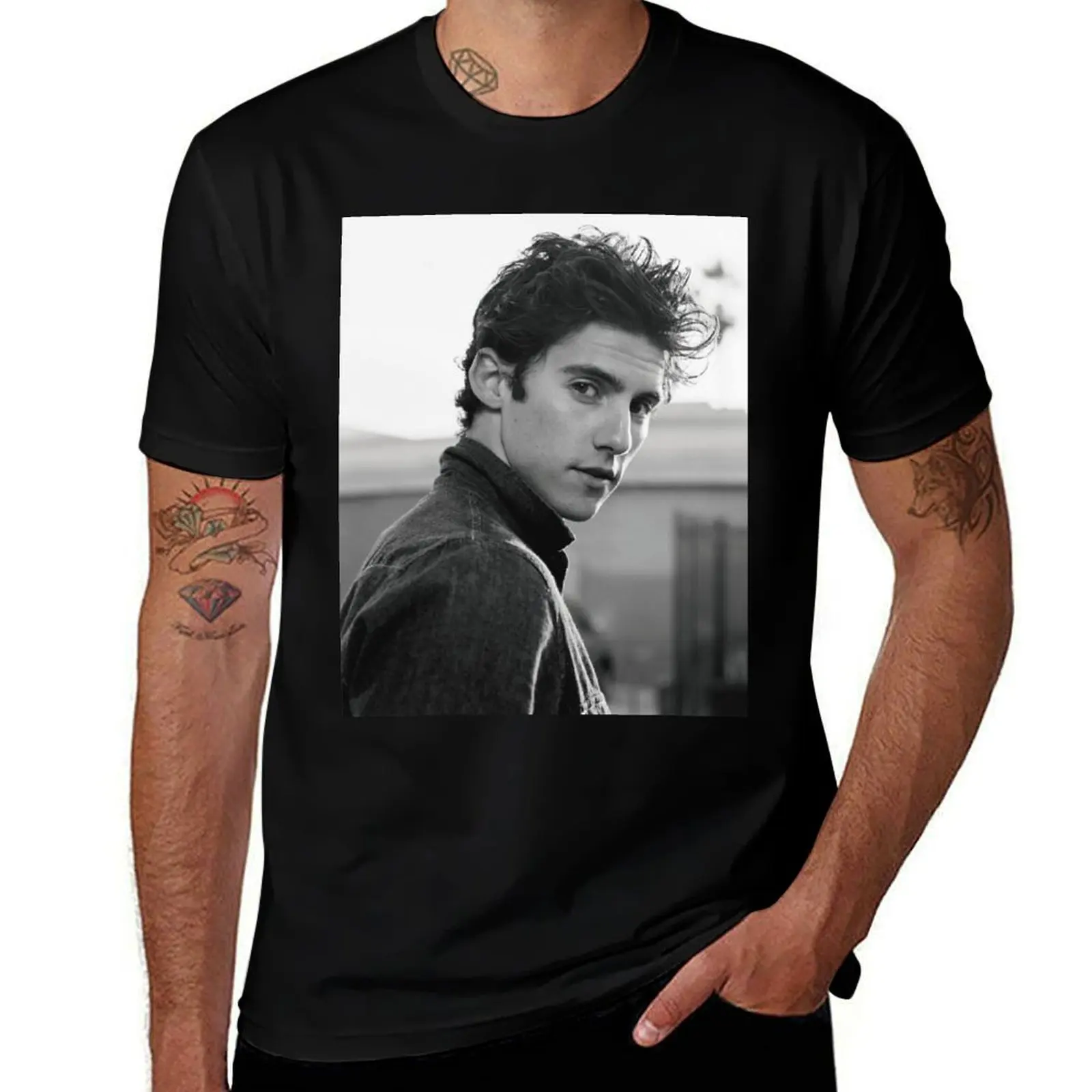 تي شيرت ميلو فينتيميليا تي شيرت رجالي قطن 100% تي شيرت رجالي جرافيك تي شيرت للرجال تي شيرت #4