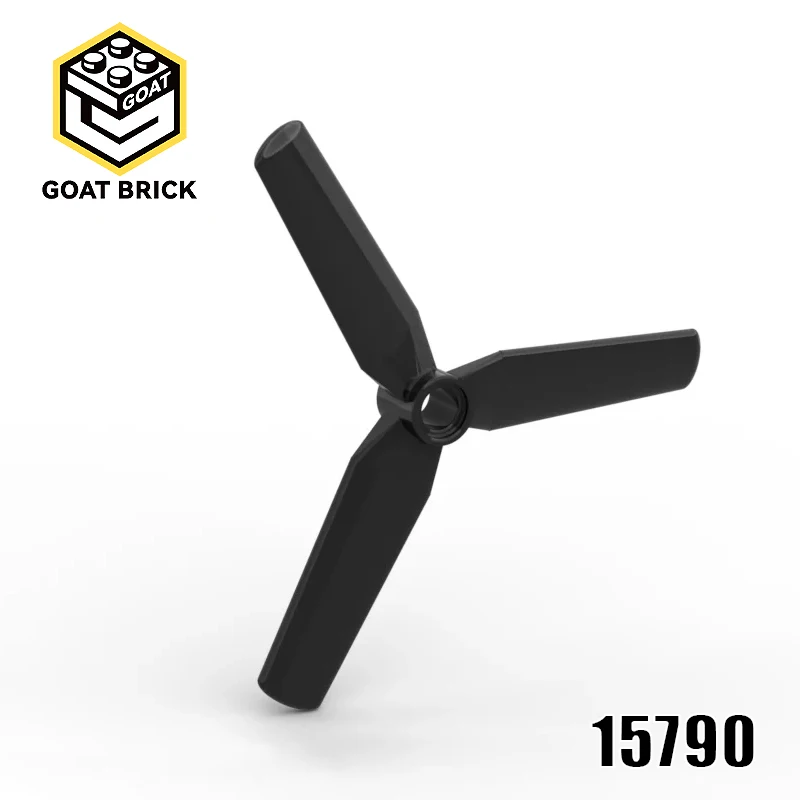 10Pcs MOC Parts 15790 Propeller 3 Blade 9 Diameter Compatible Bricks DIY Assmble Building Blocks Particle Kid Puzzle Toy Gift