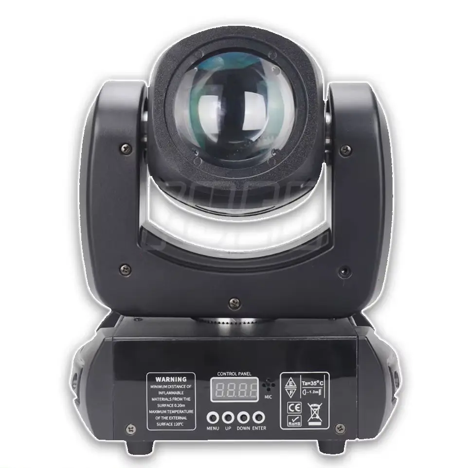 YUER LED 100W Beam Moving Head Stage LED Light 18 Prism Flash DMX512 For Club KTV Disco DJ Party Lighting Pattern Wedding Lamp