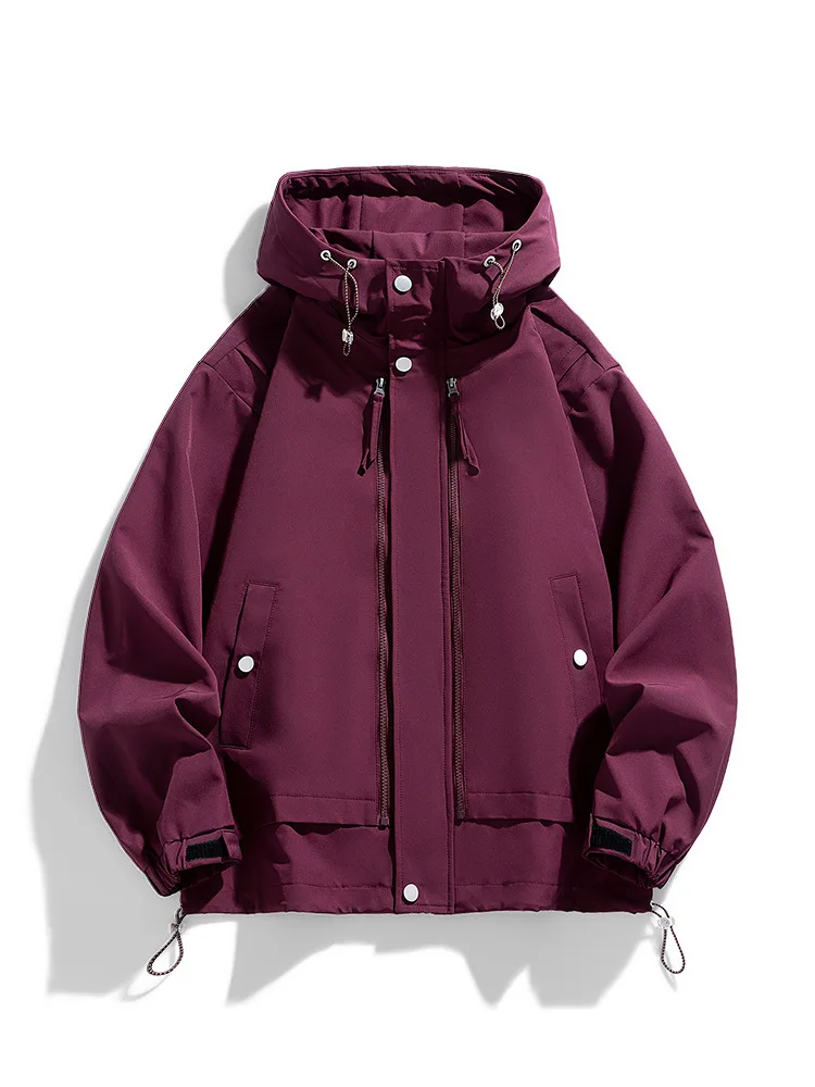 

Men's Waterproof Hiking Jacket Men Women Windproof Windbreaker Camping Hunting Running Trekking Fishing Coats hooded zip jacket