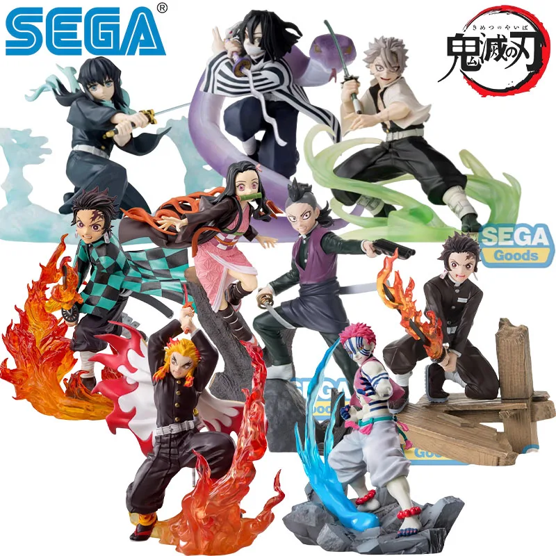 

SEGA натуральная Xross Link Demon Slayer аниме персонаж Kamado Tanjirou Nezuko Iguro Obanai детский рождественский подарок экшн-игрушки модель