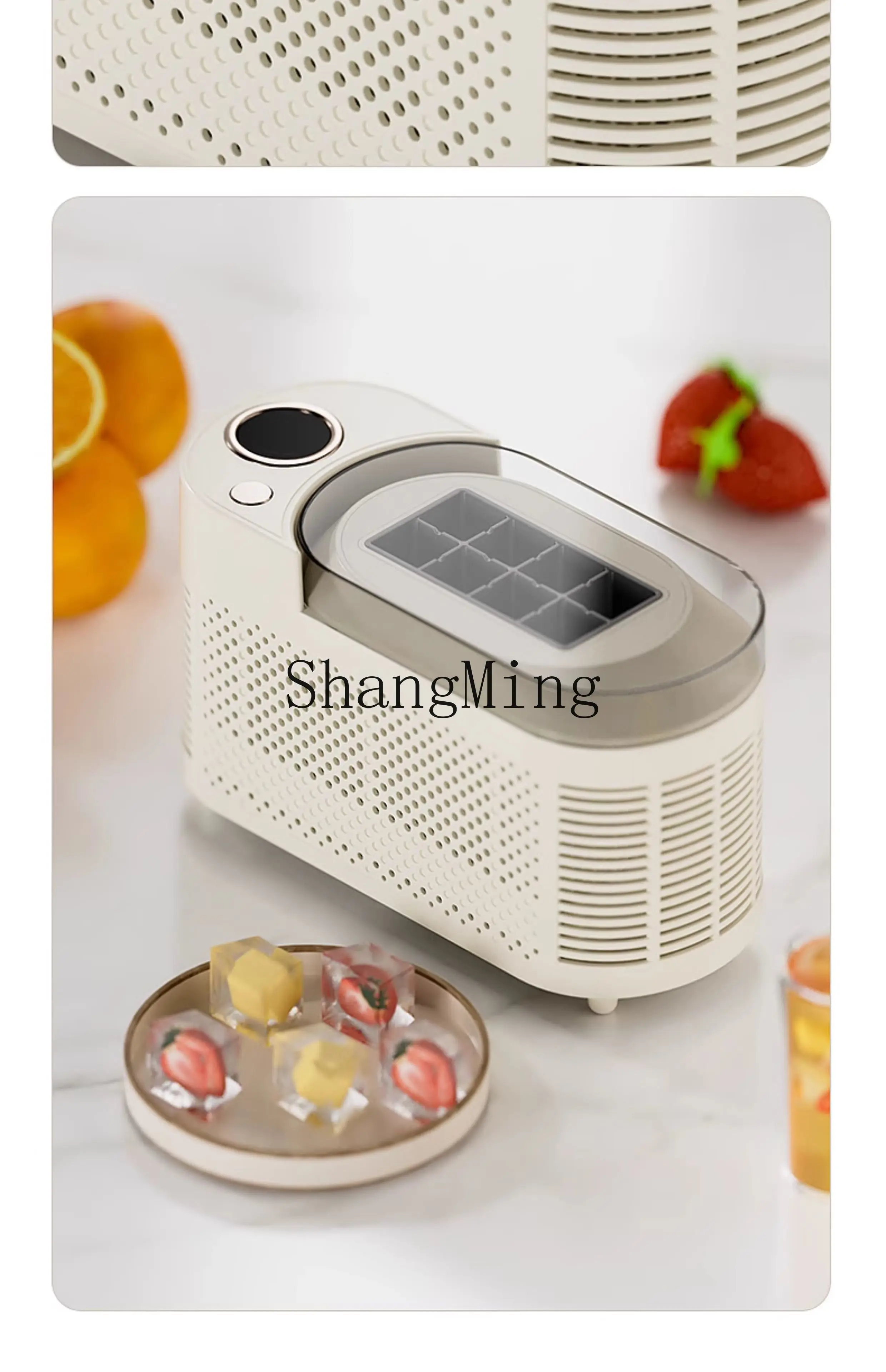 ZYY مركبة تجارية مكتب قالب الثلج صانع مكعبات الثلج الصلبة المنزلية الصغيرة