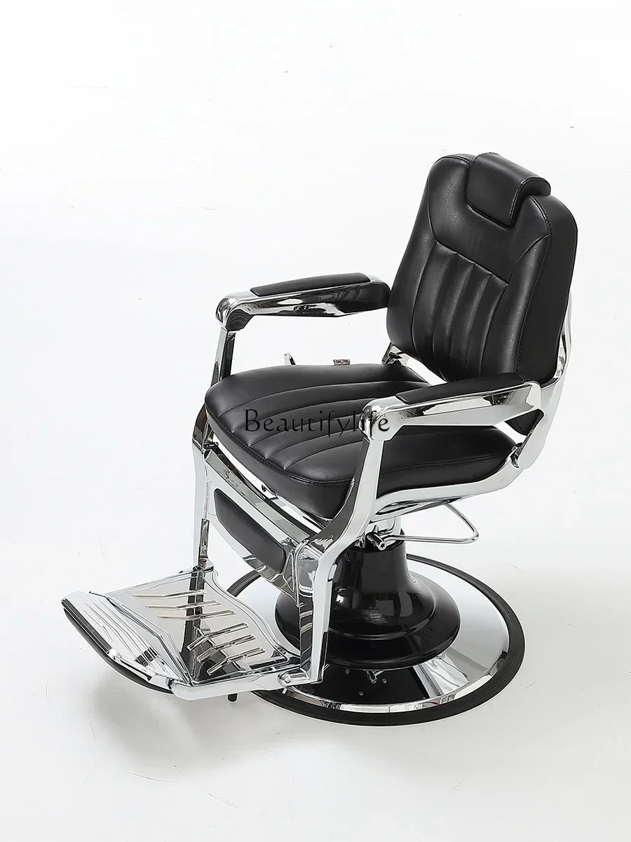 

Retro Hair Salon Can Put down Shaving Chair for Hair Salon Hair Cutting Chair