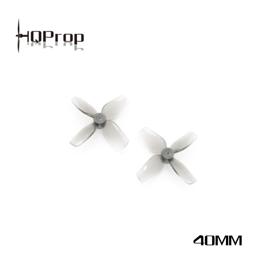 2pairs HQprop cineWhoop 40MM 4-Blade Propeller PC Props 1.0mm/1.5mm Hole CW CCW for Mobula7 Mobula 7 FPV Racing Drone Quadcopter