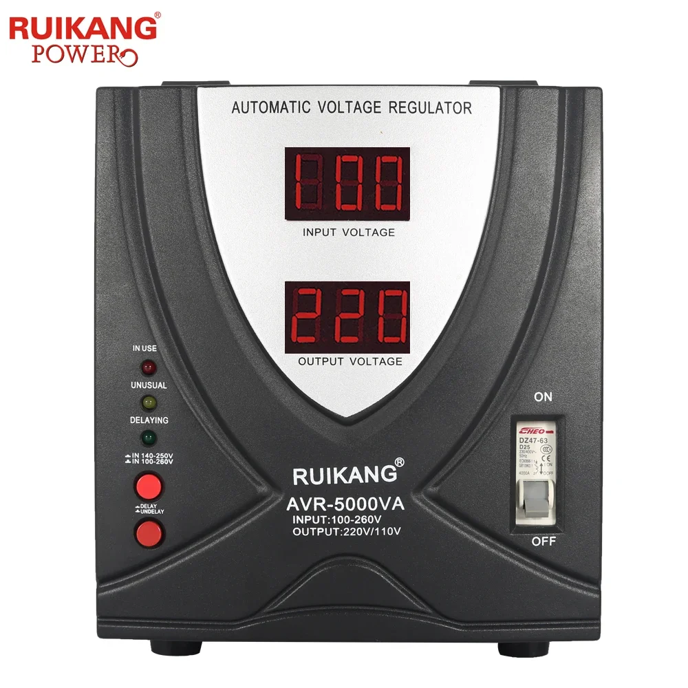 Relay Type Electric 50Hz 60Hz micro step up ac/ac igbt inverter automatic Voltage Regulator Stabilizer