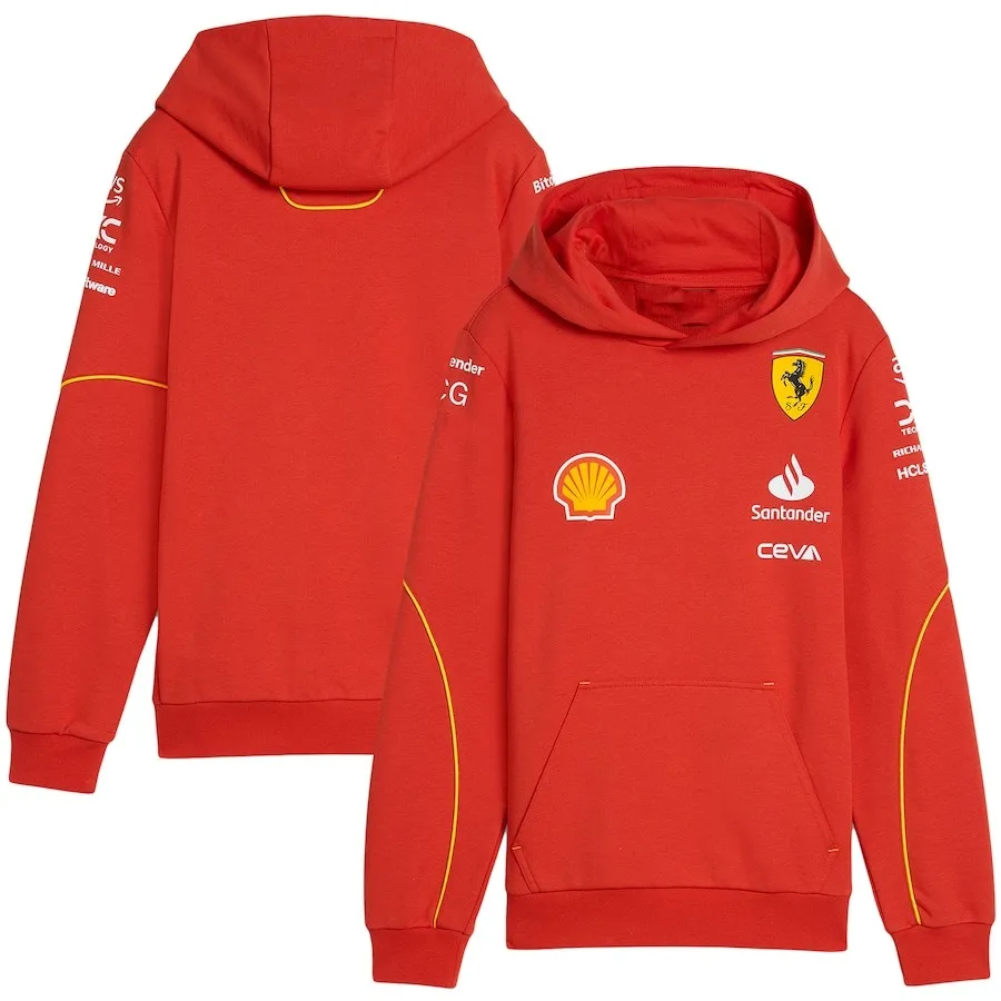 Formel1 Team Racing 3D-Druck Männer Frauen Hoodie Sweatshirts Renntrikot Team Mode Outdoor-Sport Tops Herbst und Winter