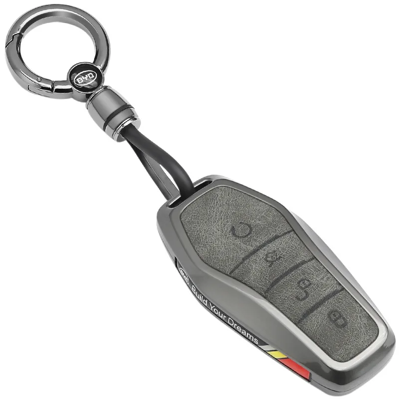 

Zinc Alloy Key Cover Case for BYD Han/Qin Plus DMI/Song Pro/Song L/Tang/Yuan/Destroyer 05/Seagull/Dolphin - Key Fob Shell