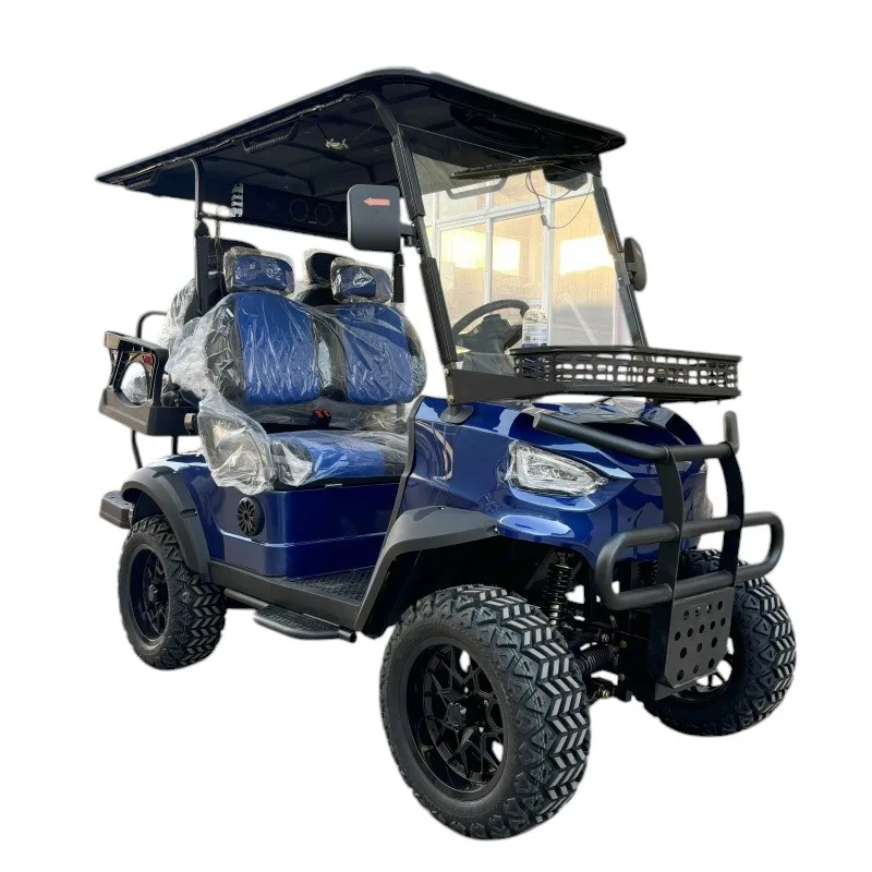 New Street Legal Utility Off Road Hunting Club Car 2 4 6 8 10 Seat 60/72 V Lithium Battery Electric Golf Cart