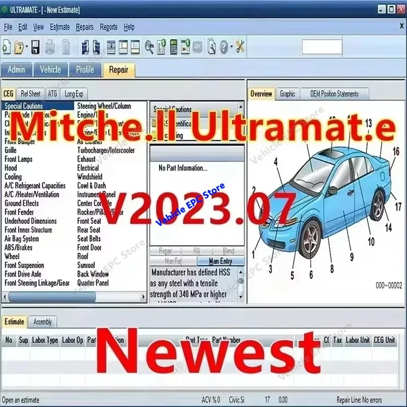 New alldata 10.53 Car Software mitchell ultramate 2023.07 auto repair alldata software All data car software withWiring diagram