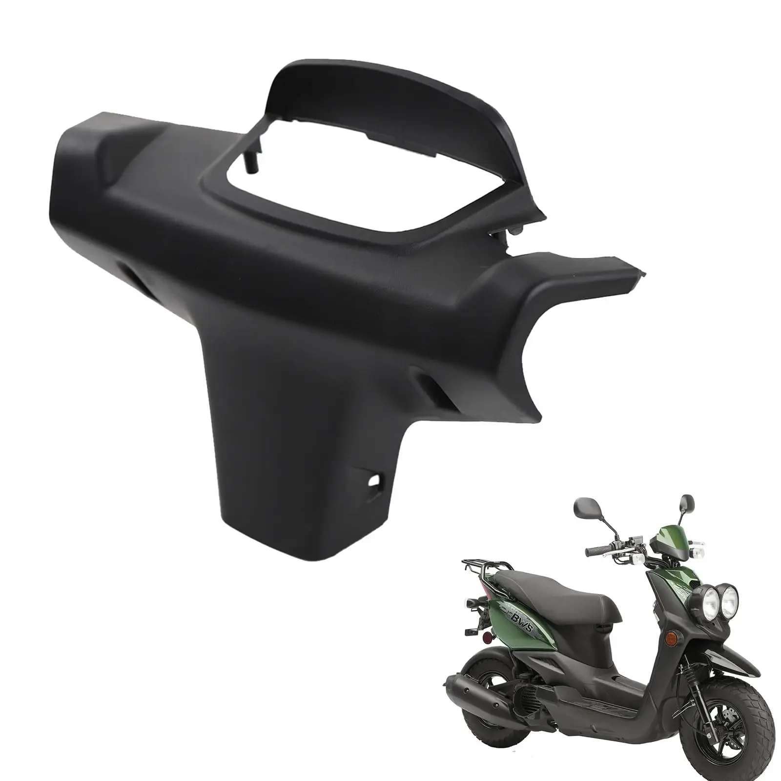 

Motorcycle Speedometer Cover Cowl Front Inner Fairing Compatible with 2009 2010 Yamaha Zuma BWS 50cc, in Plastic Material