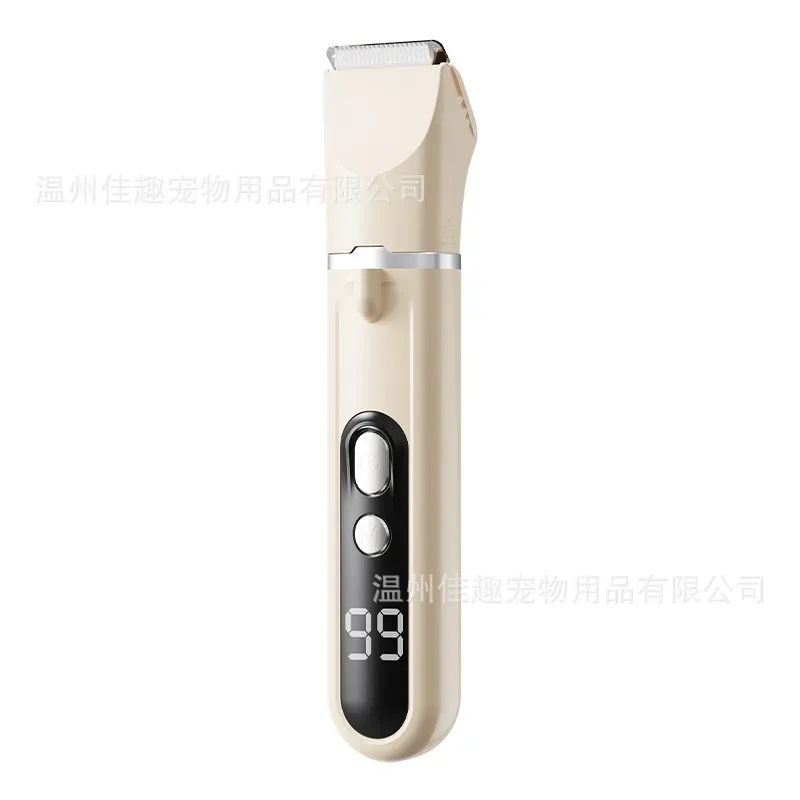 Electric Pet Grooming Kit with Light Dog Cat Nail Grinder Shaver Trimmer Multi Function Tool for Home Use