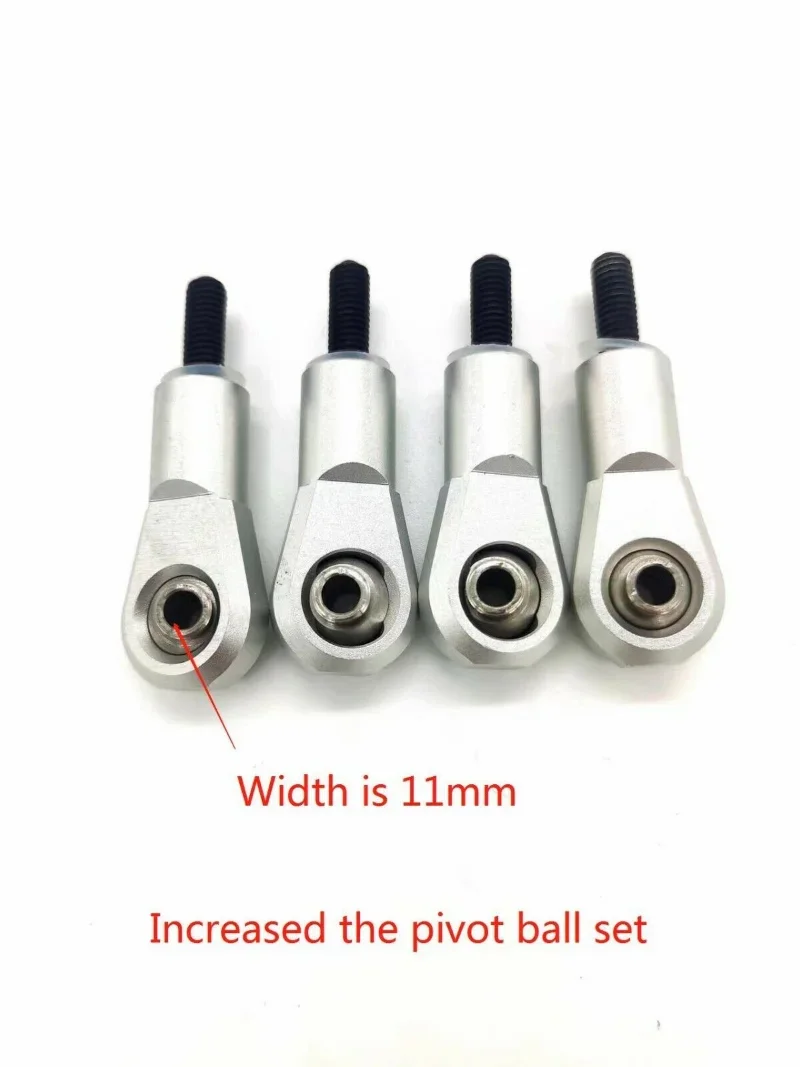 E-VIRATRUE 7075 Aluminum Rod End Rear For Losi Super Baja Rey 1/6&Losi Super Rock Rey 1/6 (4pcs)