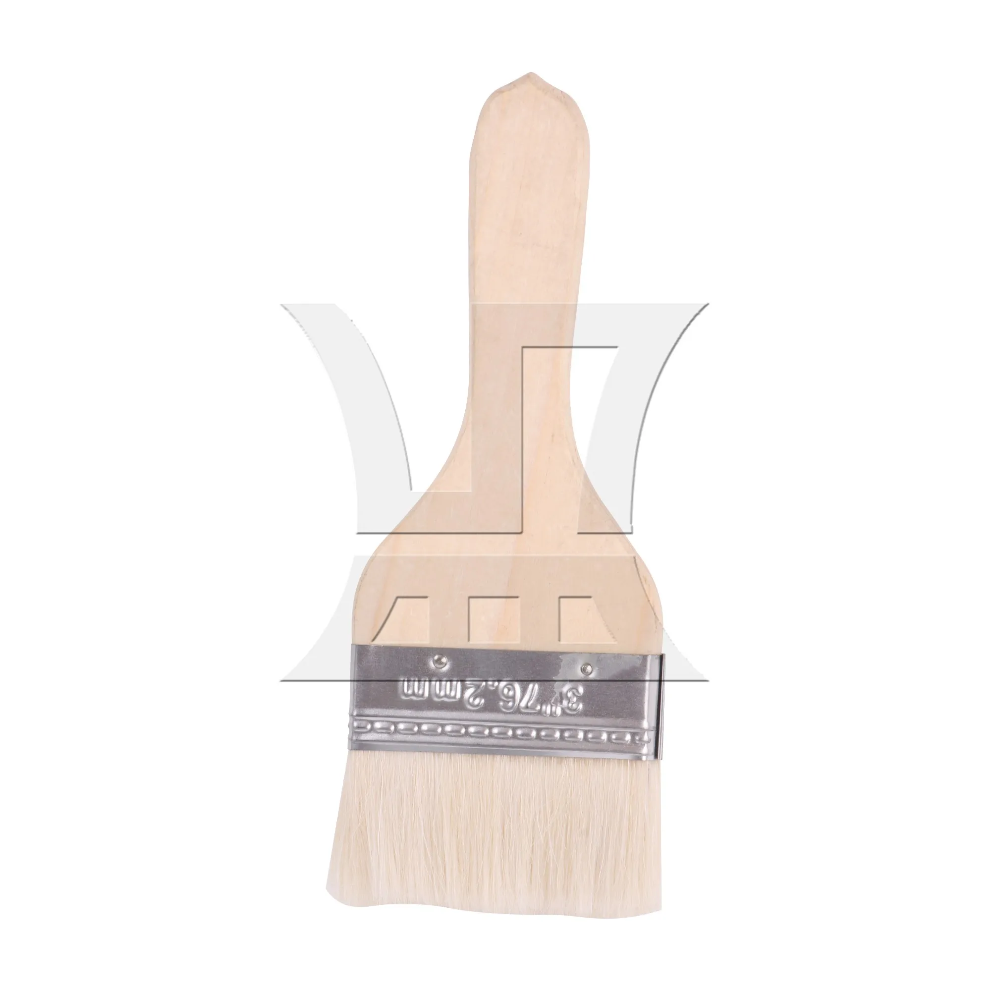 

BQLZR Flat Paint Brush w/ Wooden Handle 3 Inch Width for Professional Painters