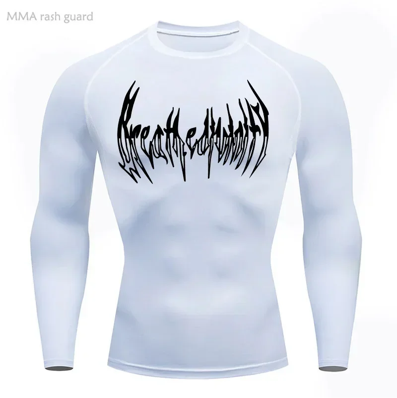 2024 Milk Silk Fitness T-shirt Men\'s Muscle Gym Compression Sportswear Quick-drying Breathable Sports Bottoming Shirt S-3XL