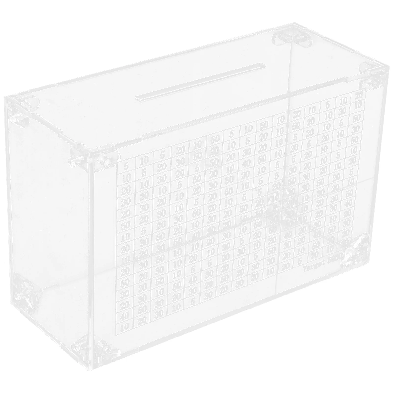 

Clear Piggy Bank Acrylic Transparent Money Saving Jar Cylindrical Coin Storage Box For Cash Household Fund Container Desk