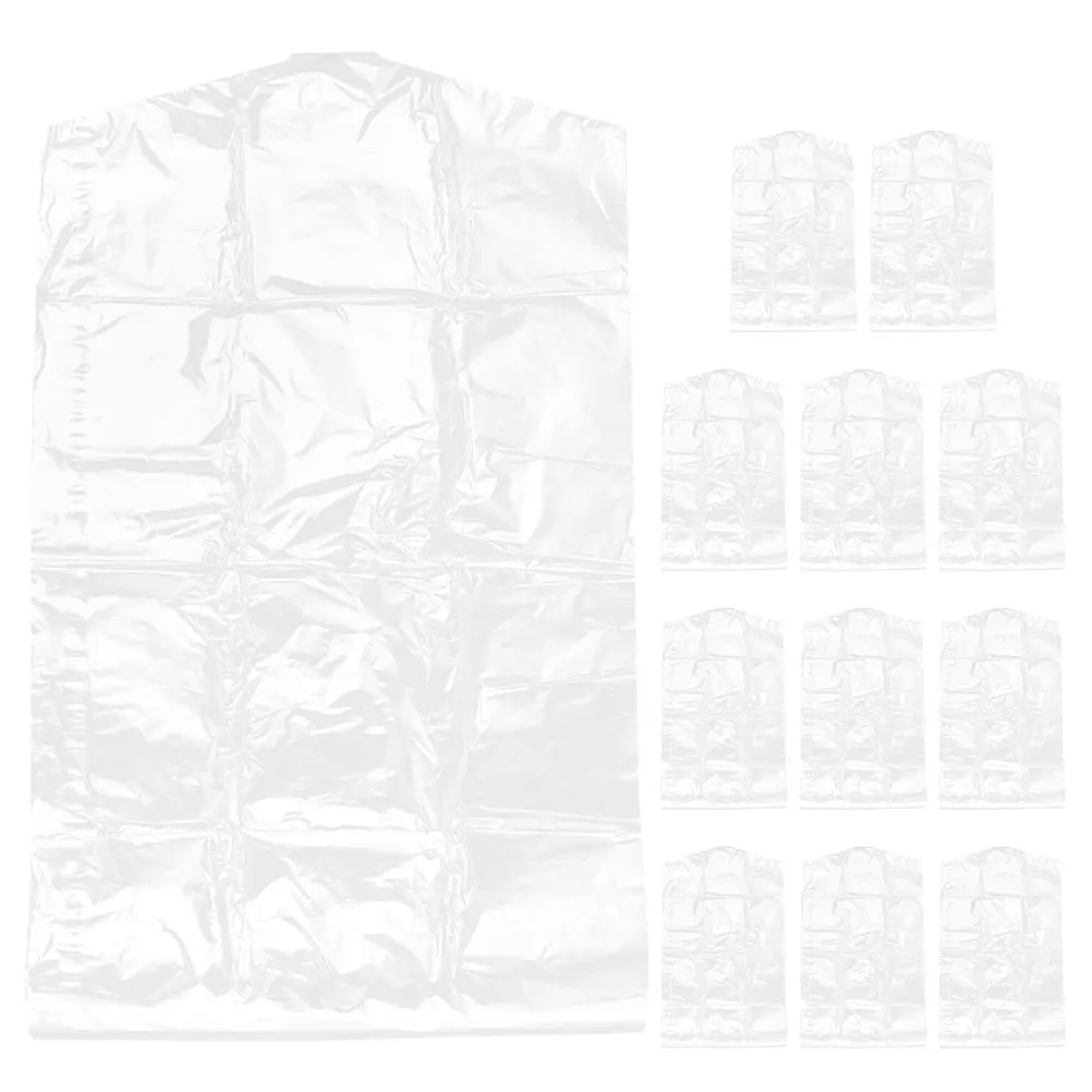 

12 Pcs Clothing Dust Jacket Clear Suit Protector Covers Protection Shoulder Clothes
