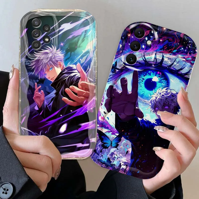 

Cartoon Anime Jujutsu Kaisen For Samsung A73 A72 A71 A56 A55 A54 A53 A52 A51 A32 A36 A26 A25 A13 A14 5G Wave Oil Phone Case