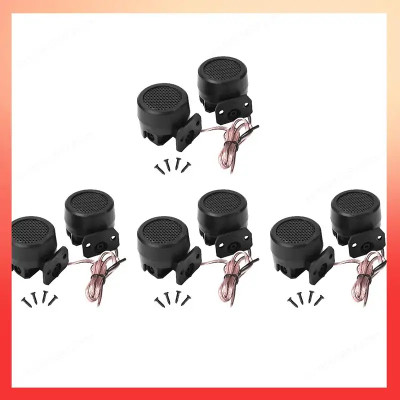 ABNR 4 คู่ 91Db Universal ลําโพงเสียงรถยนต์ 12V 500W Super Power เสียงเสียง Loud สีดําโดมรถทวีตเตอร์ลําโพง