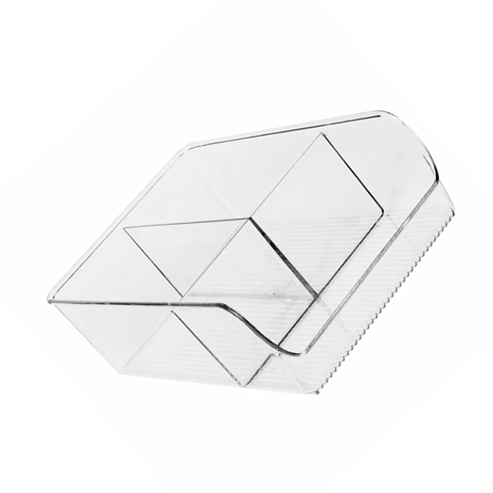 

1Pcs Makeup Storage Box Transparent Plastic Organizer Multi-Slot Divisional Holder Desktop Storage Case for Lipstick