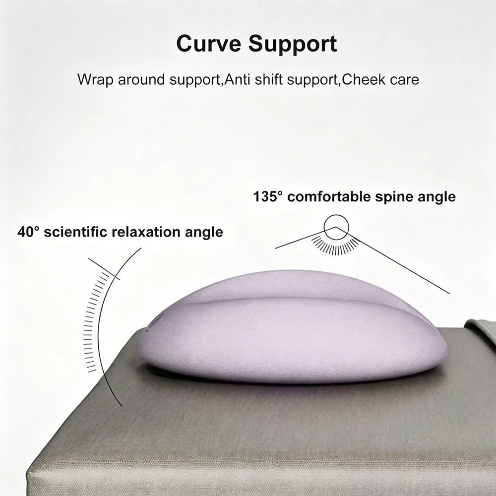 Soft Rebound Facial Massage Pillow Memory Foam Contoured Support Face Down Prone Cushion U-Shaped Hollow Face Hollow Face Pillow