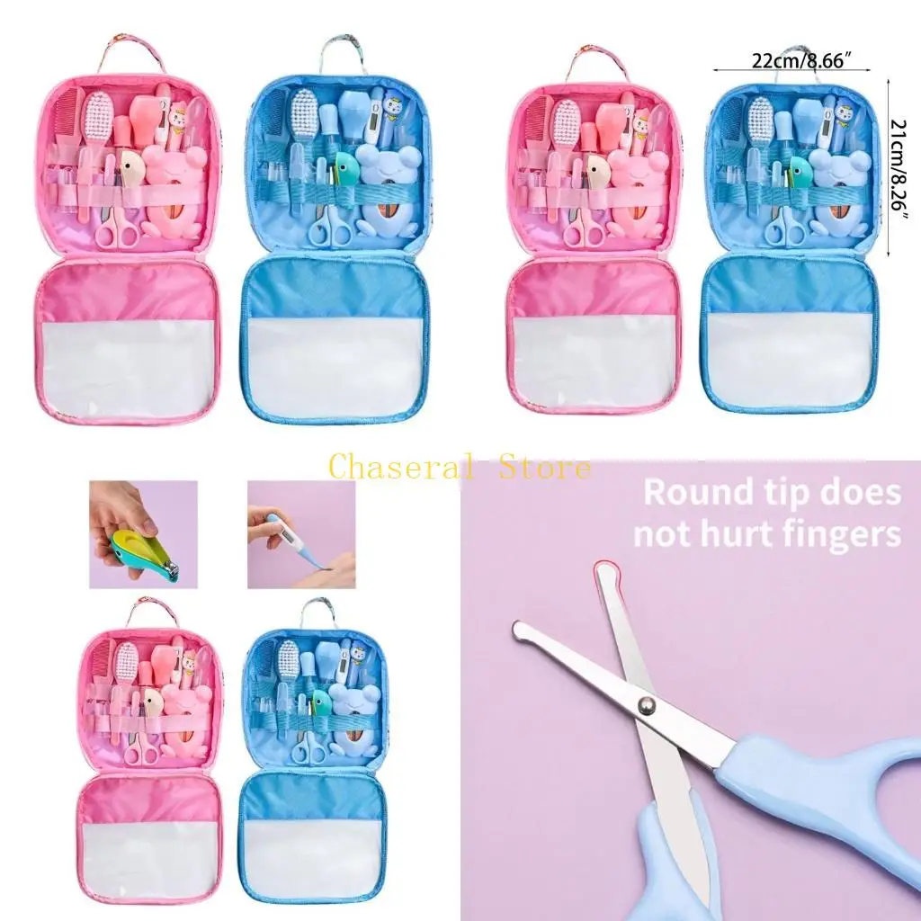 

E7CE Портативные наборы для ухода за детьми 13 универсальных инструментов Наборы для ухода за ногтями для родителей в