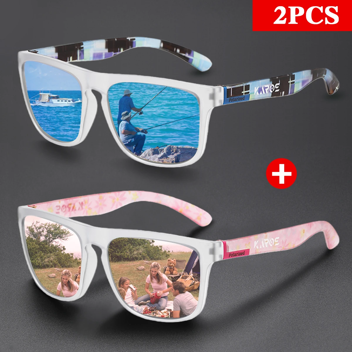 2 Teile/satz Karos Sonnenbrille Männer Frauen Fahren Radfahren Outdoor Sport Gläser 26 Farben Klassische UV400 Schutz Angeln Brillen
