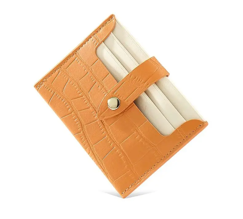 قطعة واحدة من بطاقة البنك، مشبك بطاقة الائتمان، غطاء بطاقة قصيرة، إبزيم رفيع للسيدات، حقيبة بطاقات متعددة الفتحات، رفيعة جدًا #1