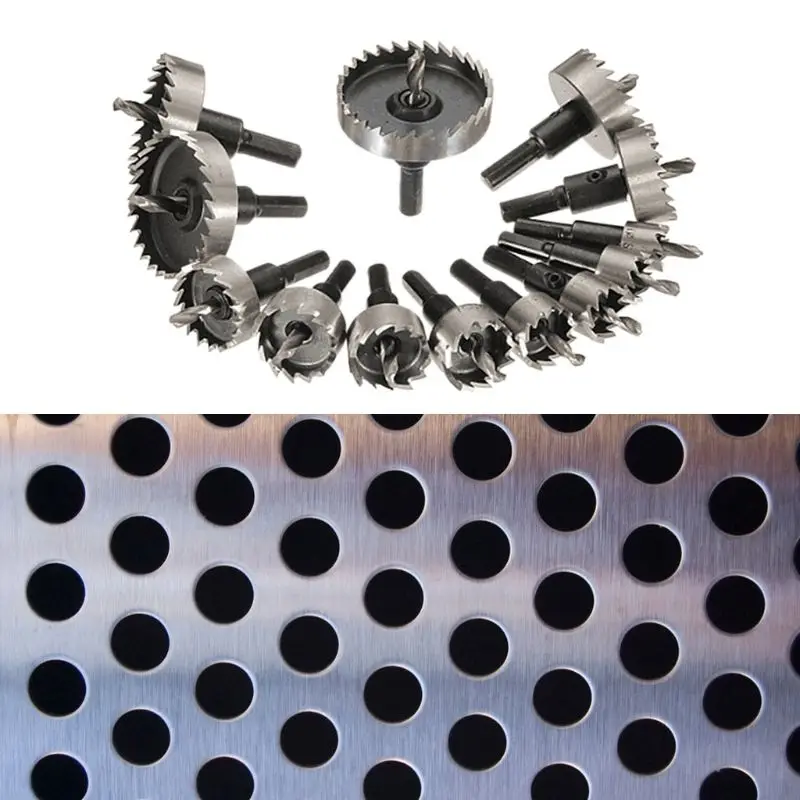16-53mm Tip HSS Drill Bit Hole Set Metal for Woodworking Cutter Tools