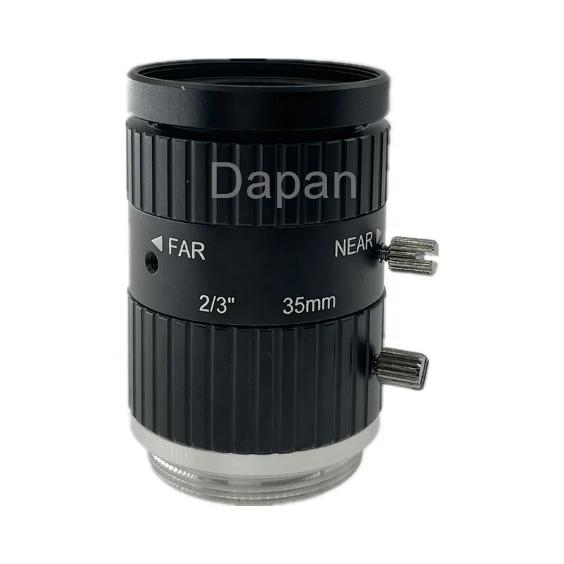 8MP 2/3 インチ C マウント レンズ – 35mm 固定焦点、F2.8、低歪み、マシン ビジョンおよびオートメーションに最適