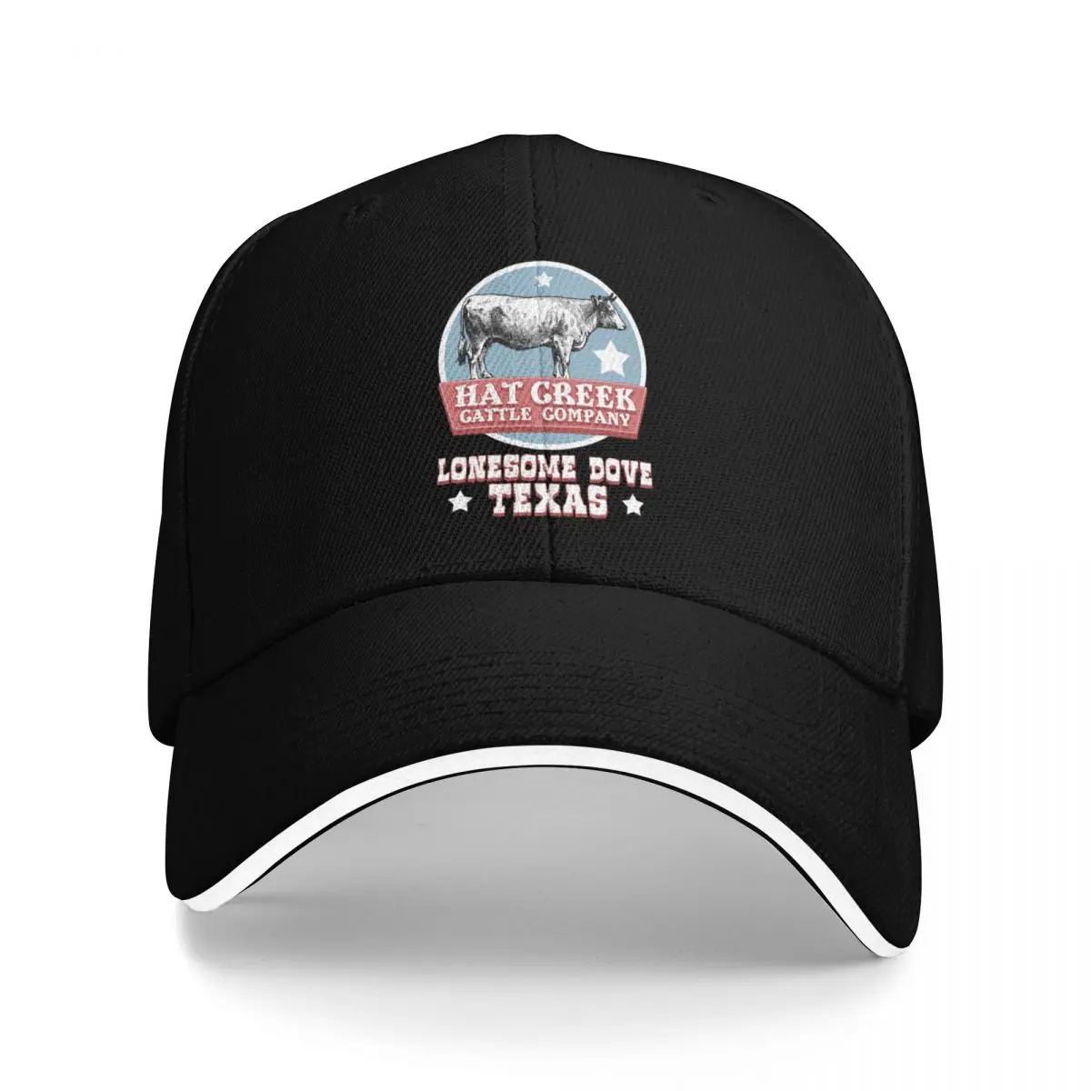 

Hat Creek Cattle Company. Lonesome Dove.Texas. Baseball Cap black luxury caps Custom For Women Men's