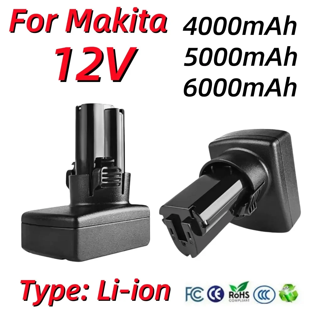 For Makita BL1013 Replacement Battery 12V 4000mAh/5000mAh/6000mAh BL1014 BL1015 LiIon Replace Accumulators Power Tools Battery