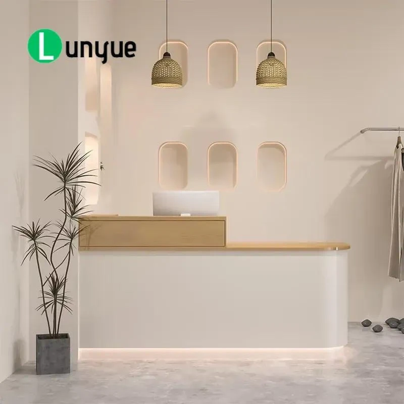 Modern Reception Desk Durable Small Office Customer Service Counter Front Desk for  New Design