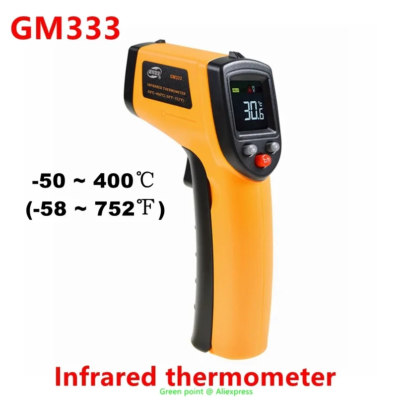 

5PCS High-Definition Infrared Thermometer Handheld No-Contact Temperature Meter Color Display For Outdoor & Industrial Testing