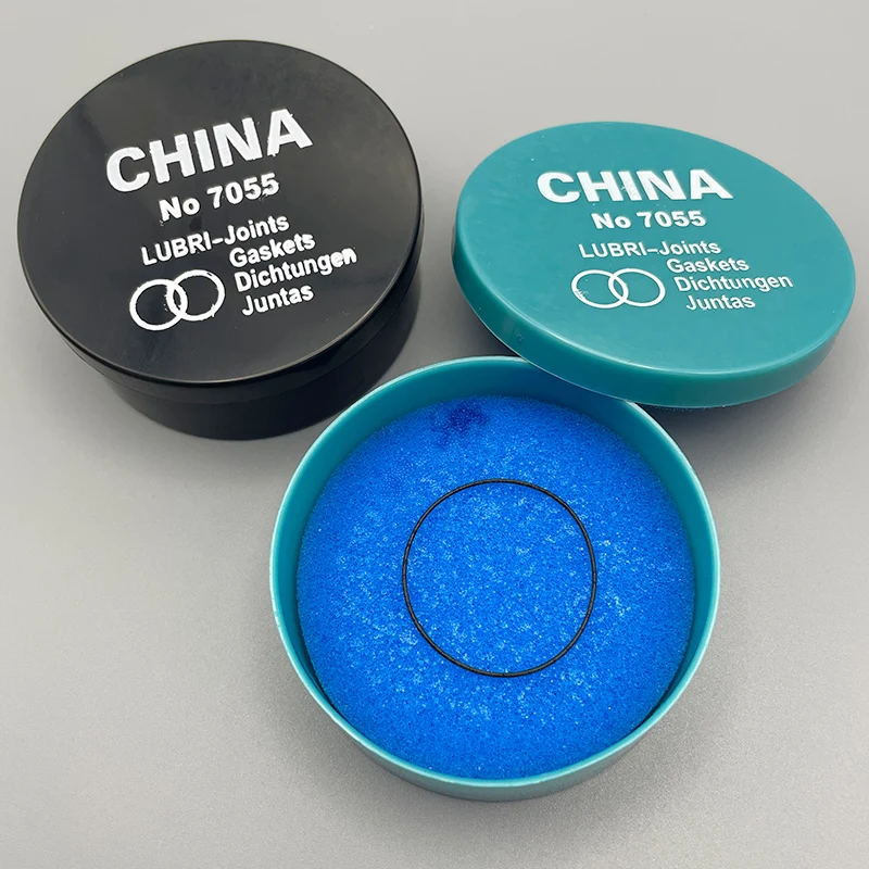 Black/Blue Watch Back O-Ring Case Waterproof Oil Box Watch Crown O-Ring Gasket Silicone Grease Seal Lubricant Repair Tool