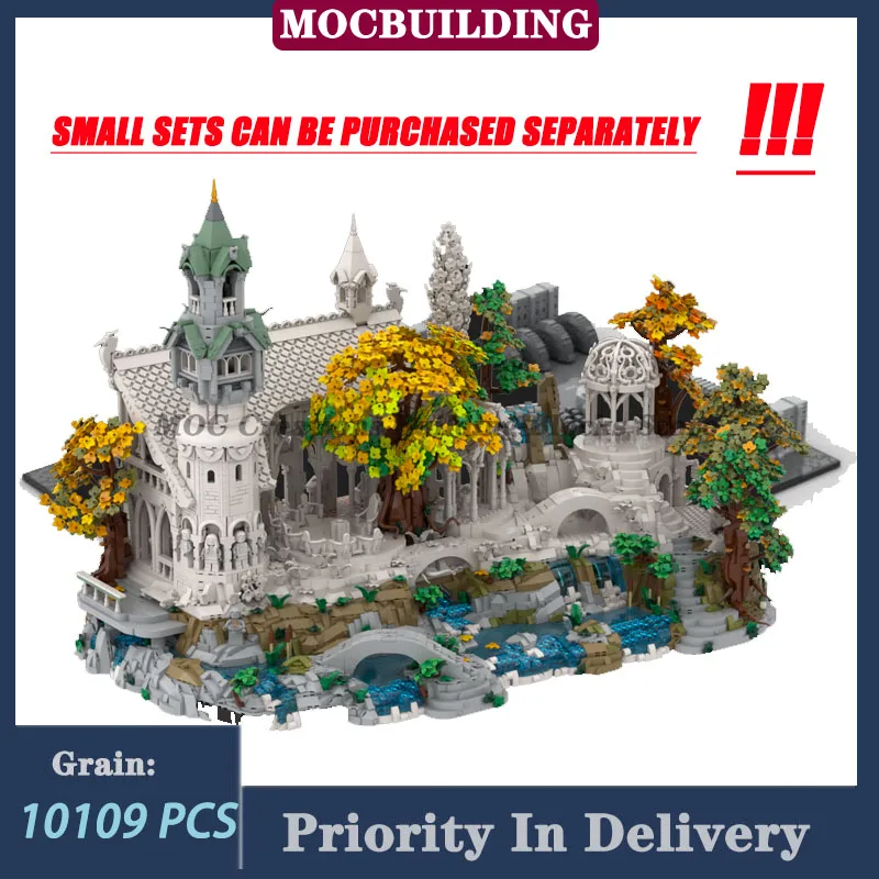 Rivendell - Moc Bundle Model Block Set Collection MOC-243472 MOC-234524 MOC-216710 Collection Toys and Gifts
