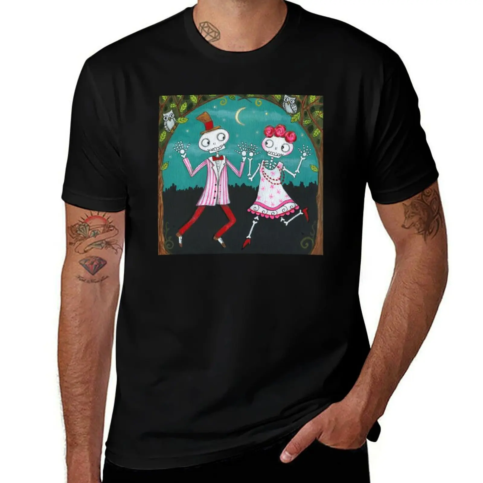 

Moonlight Mambo T-Shirt blue archive funny costumes shirts graphic tees man clothes plus size men clothing