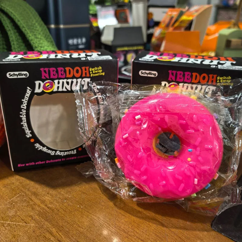 New Perfect Gift NeeDoh Dippin Dazzler Egg Donut Prank Stress Relief Toy Soft Glue Vinyl Squeeze Toy Slow Rebound Pinch Ornamen image 3