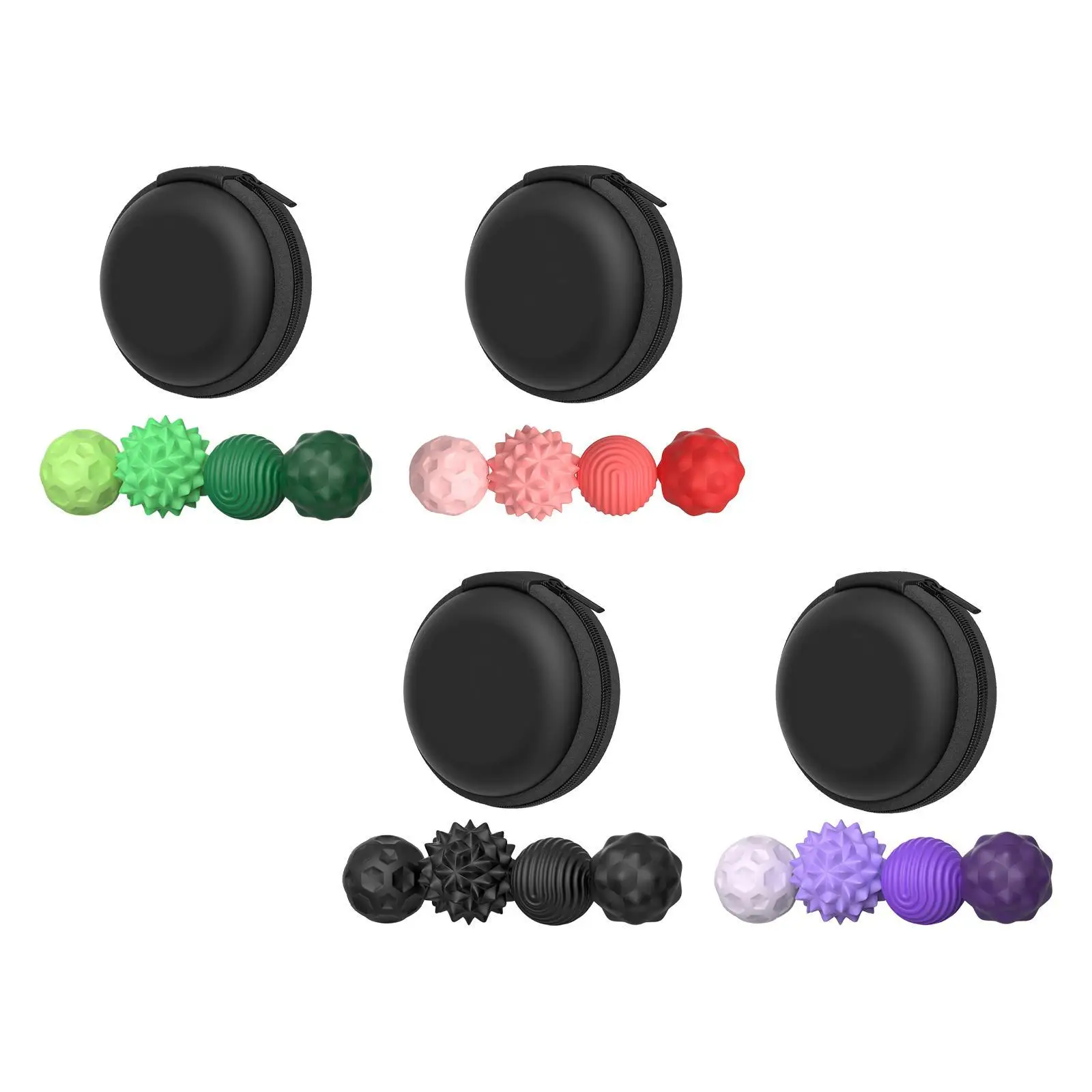 

4Pcs Sensory Toy Supply Silicone Sensory Balls Set for Gift Children Holiday