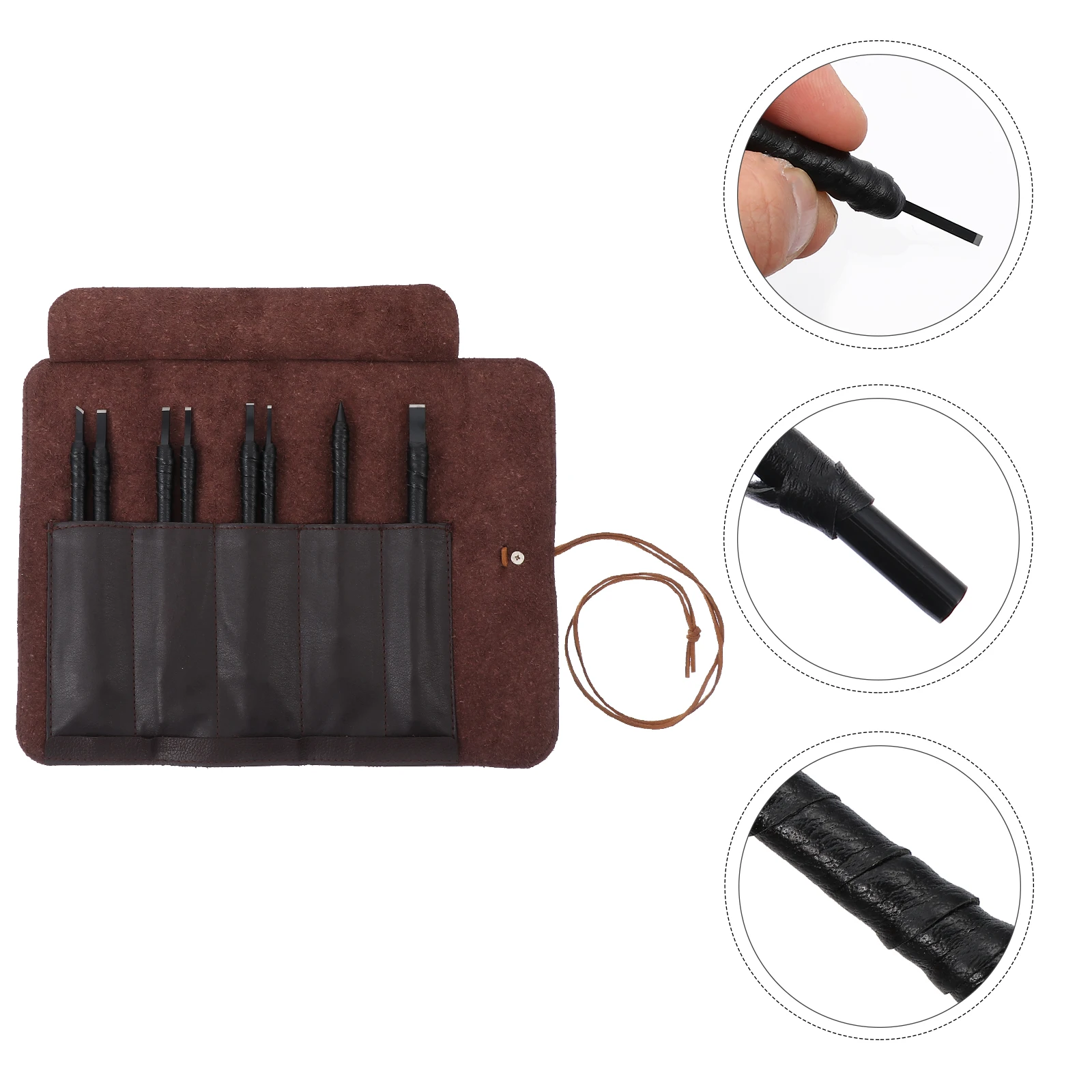 

Seal Carving Knife Set Tungsten Steel Engraving Tools Woodcutting Chisels Safe Beginner Crafts Stone Lettering Tools Carving